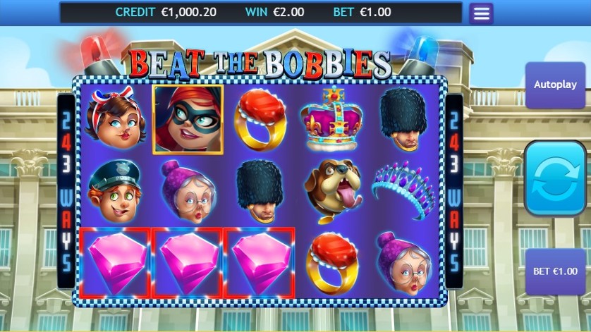 Слоты «Beat the Bobbies» в Гранд казино: Похищение драгоценностей британской короны